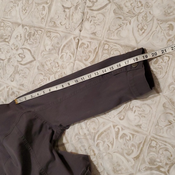 Loft Gray Crop Lightweight Jean Style Jacket Size M - Picture 10 of 10